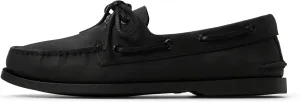 Sperry Men's Authentic Original 2-Eye Boat Shoe, Black, 9