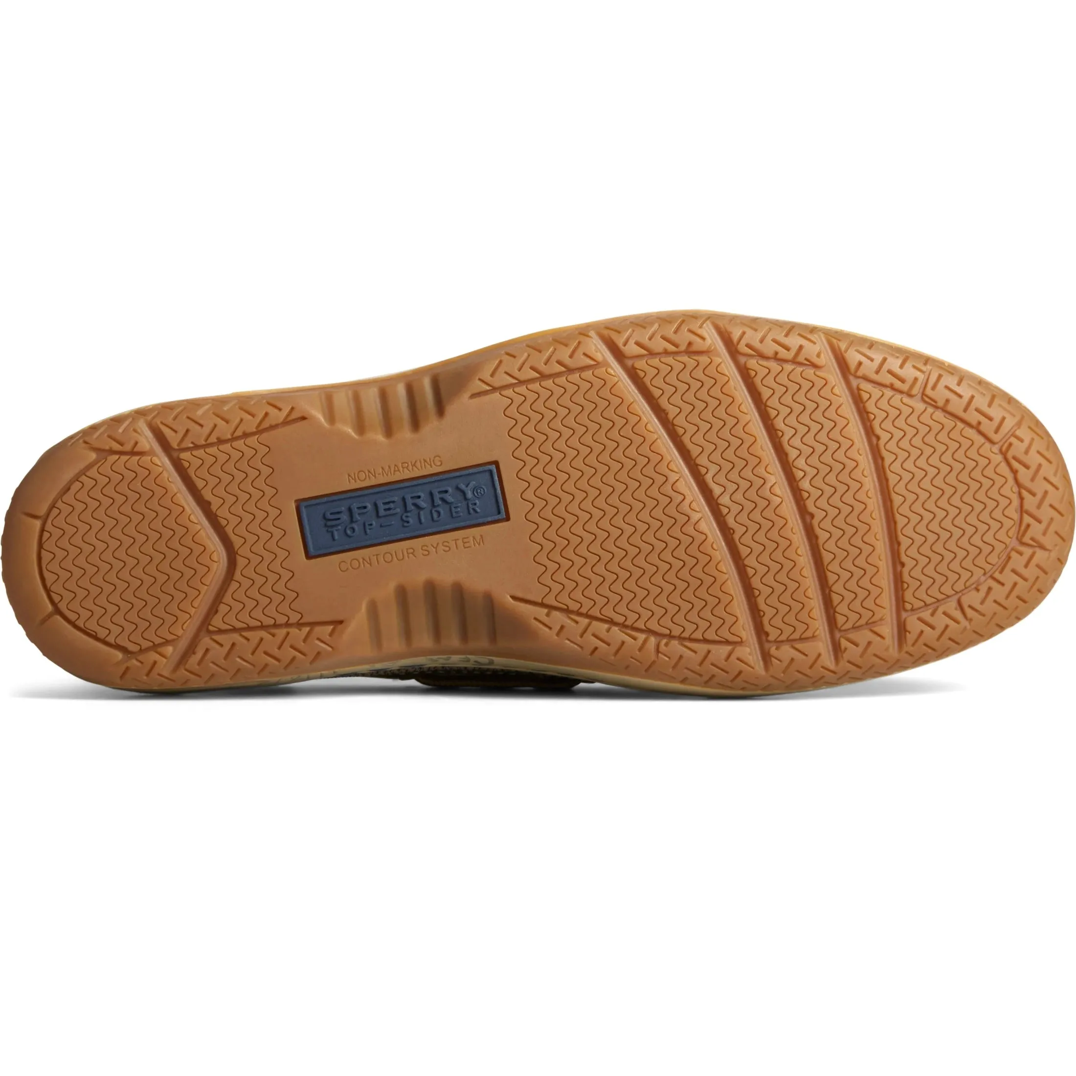 Sperry Men's Billfish 3-Eye Wide Leather Navy/Brown US11