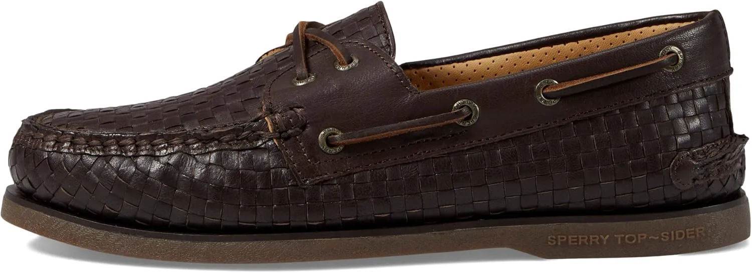 Sperry Men's Gold Authentic Original 2-Eye Woven Boat Shoe