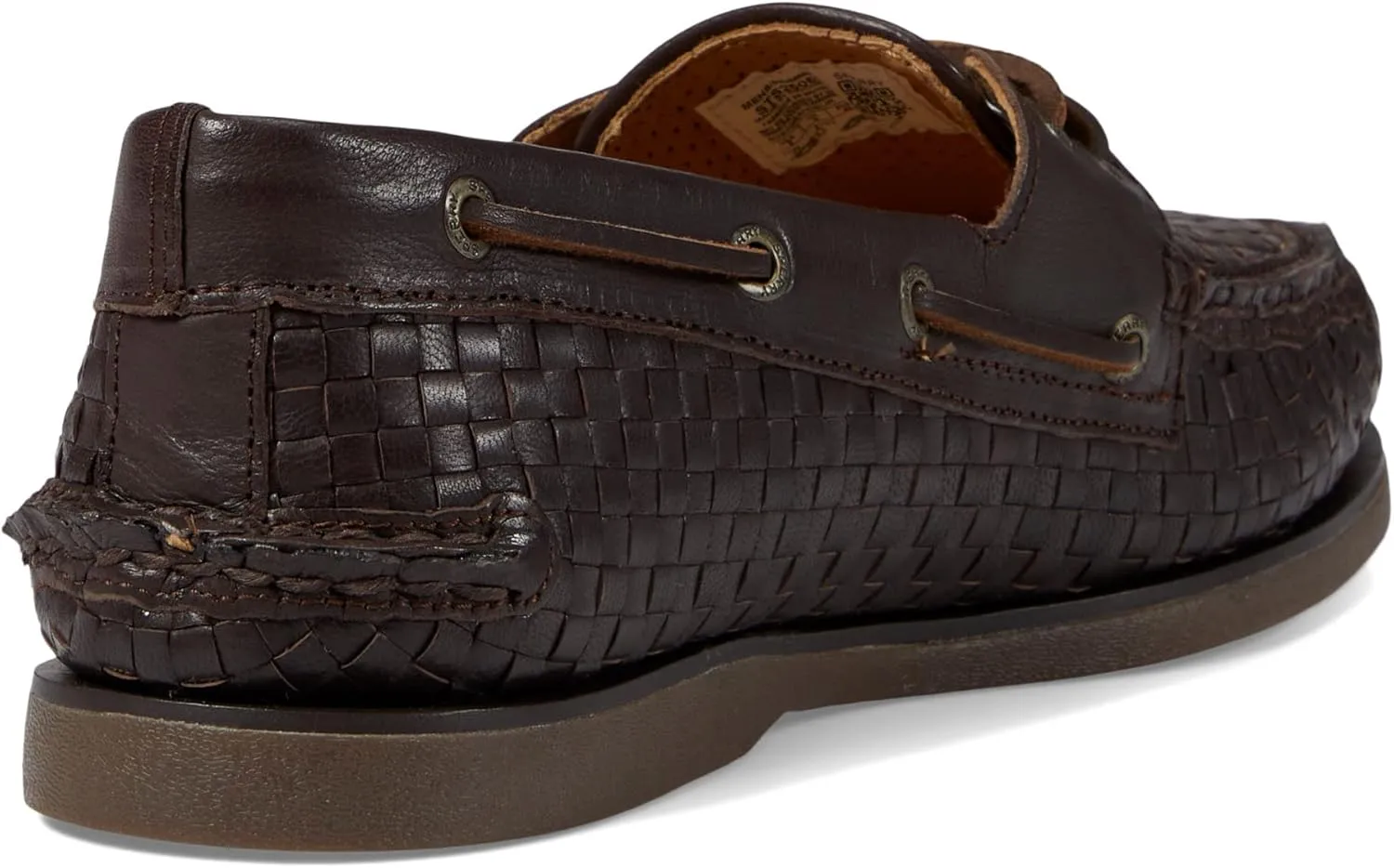 Sperry Men's Gold Authentic Original 2-Eye Woven Boat Shoe