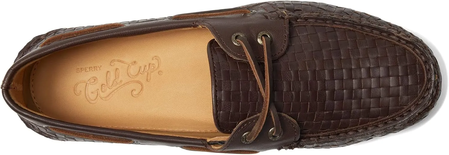 Sperry Men's Gold Authentic Original 2-Eye Woven Boat Shoe