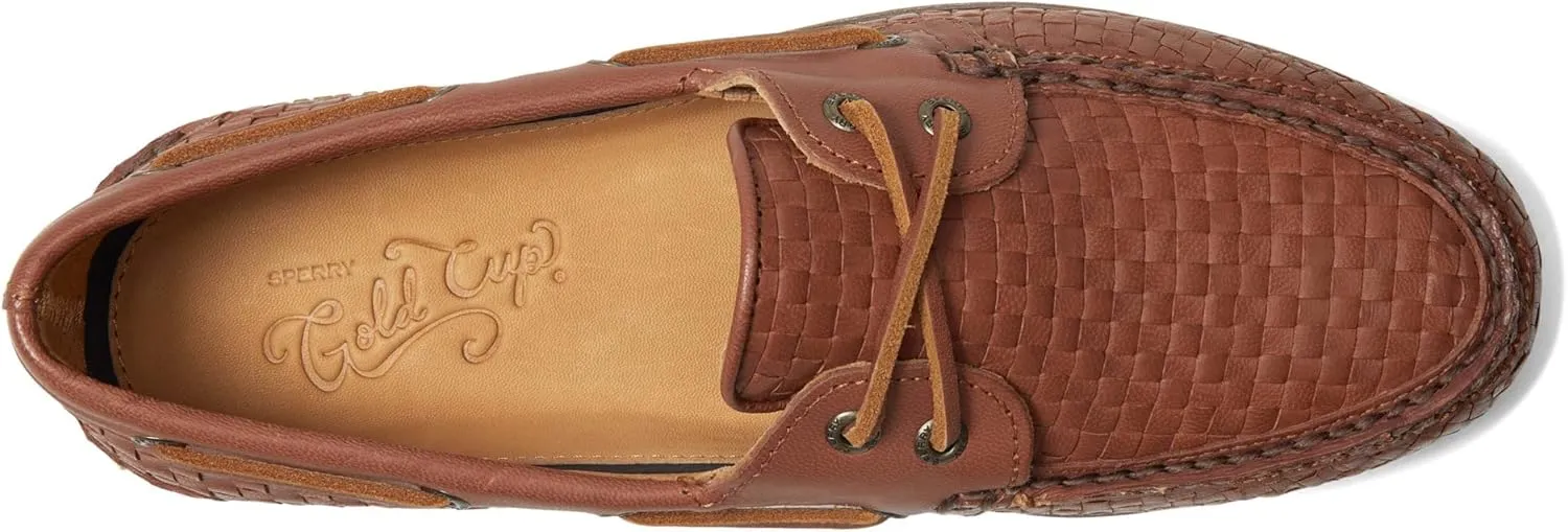 Sperry Men's Gold Authentic Original 2-Eye Woven Boat Shoe