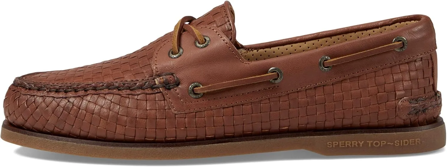 Sperry Men's Gold Authentic Original 2-Eye Woven Boat Shoe
