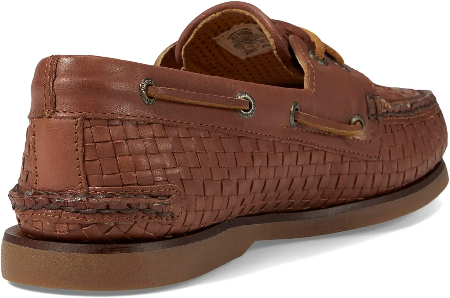 Sperry Men's Gold Authentic Original 2-Eye Woven Boat Shoe