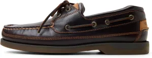 Sperry Men's Mako 2-Eye Boat Shoe, Amaretto, 9