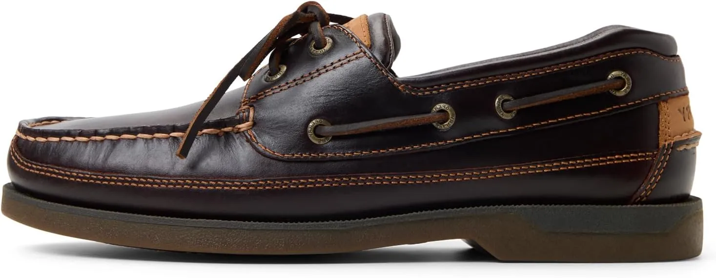 Sperry Men's Mako 2-Eye Boat Shoe, Amaretto, 9