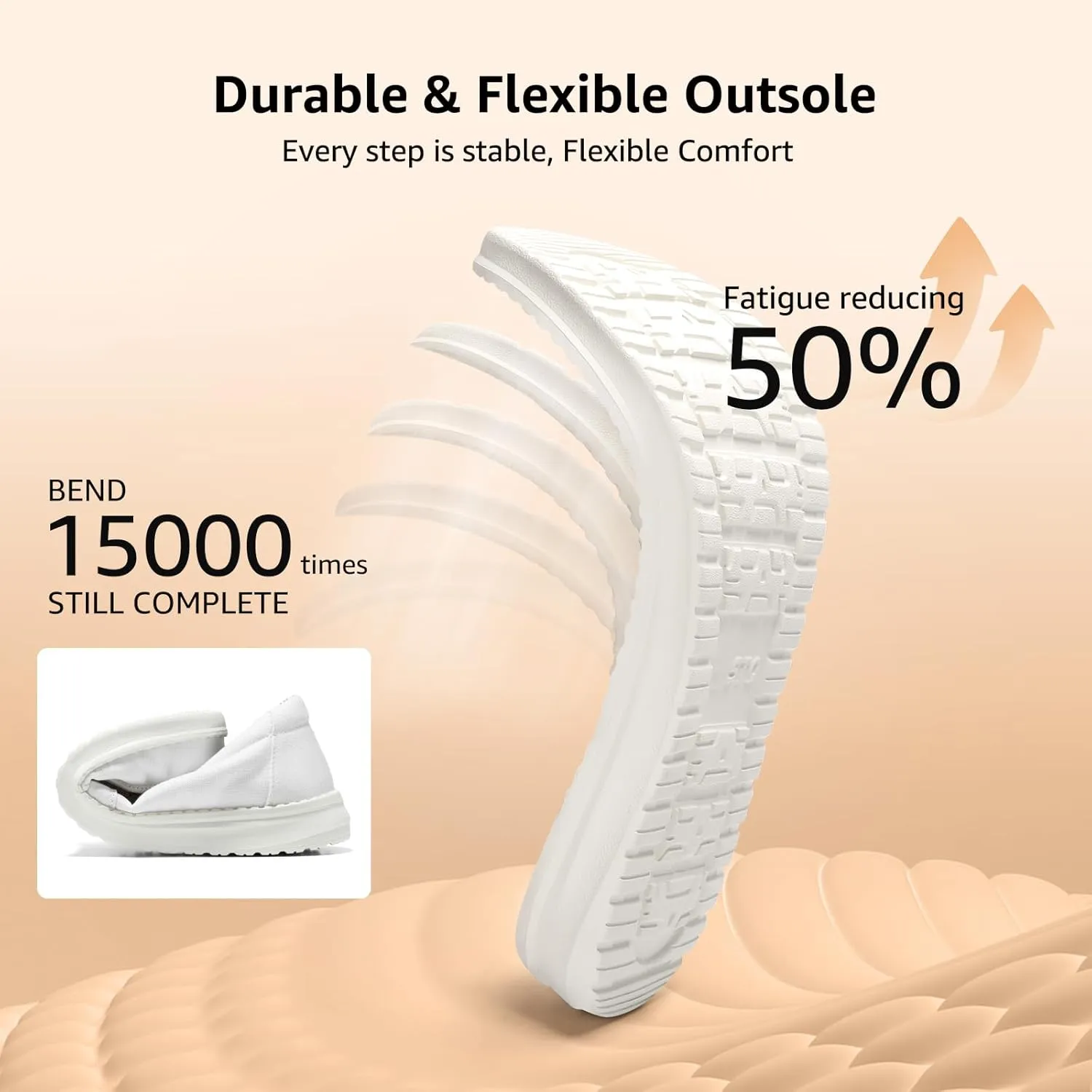 STQ Slip on Boat Shoes for Women Orthopedic Casual Loafers with Arch Support