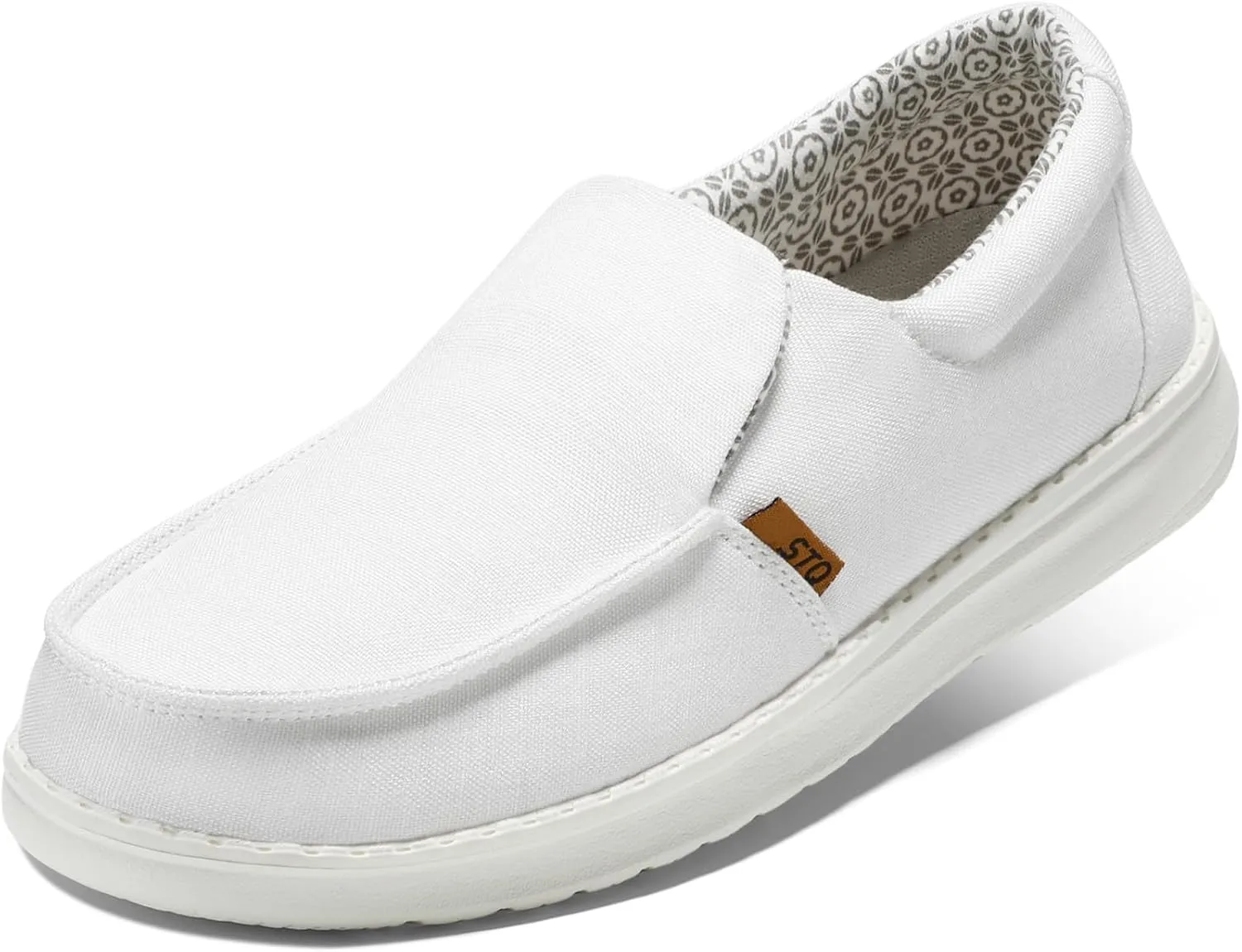 STQ Slip on Boat Shoes for Women Orthopedic Casual Loafers with Arch Support