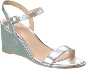 Stuart Weitzman Dancer 75 Leather Wedge Sandal