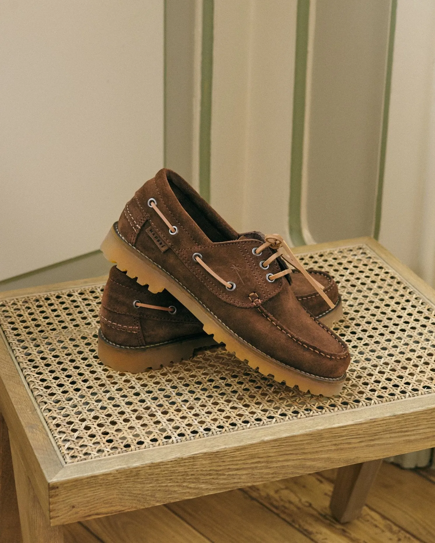 Suede Field Moccassins - R57KV - Hamptons Cocoa