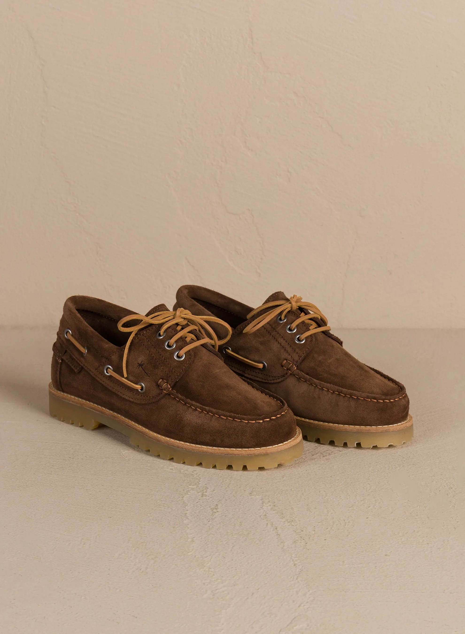 Suede Field Moccassins - R57KV - Hamptons Cocoa