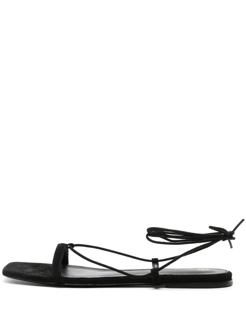 SUEDE TIE SANDAL