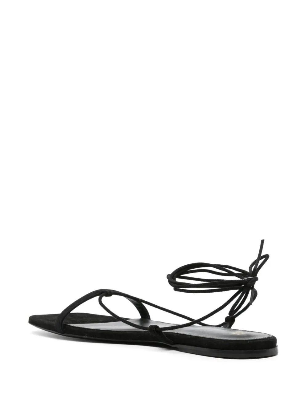 SUEDE TIE SANDAL