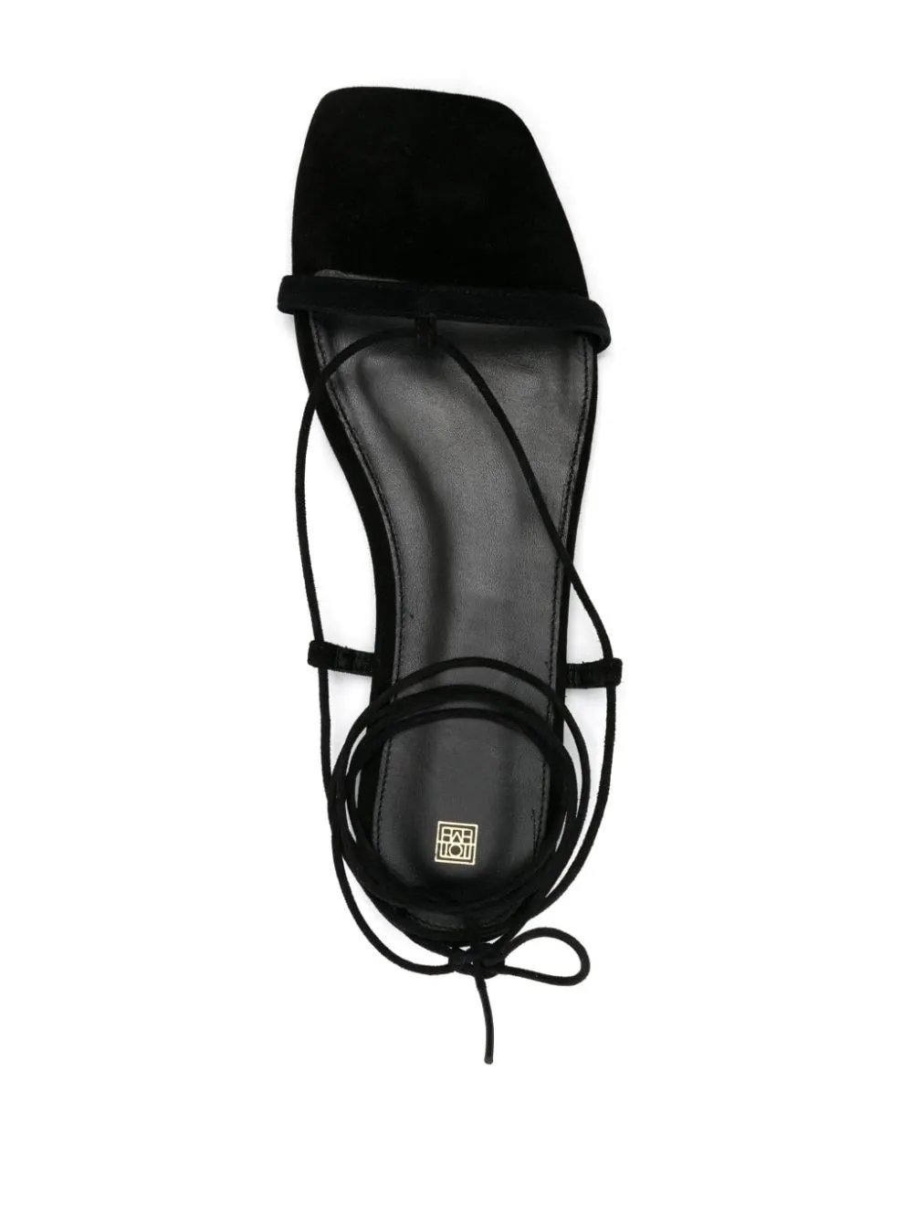 SUEDE TIE SANDAL