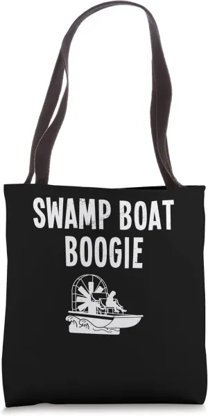 Swamp Boat Model - Watercraft Fan Boat Captain Tote Bag