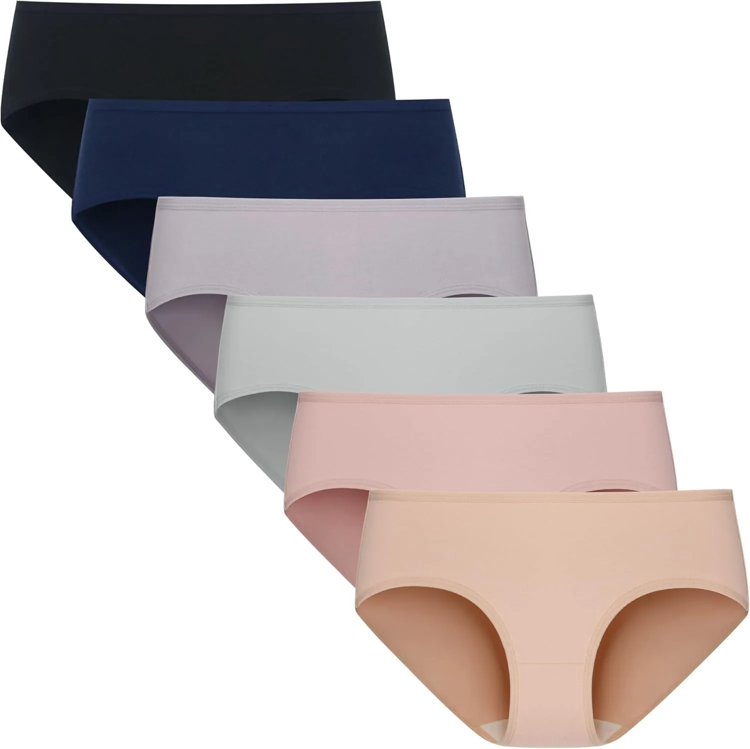 Teen Girls Underwear Cotton Brief Panties 6 pack