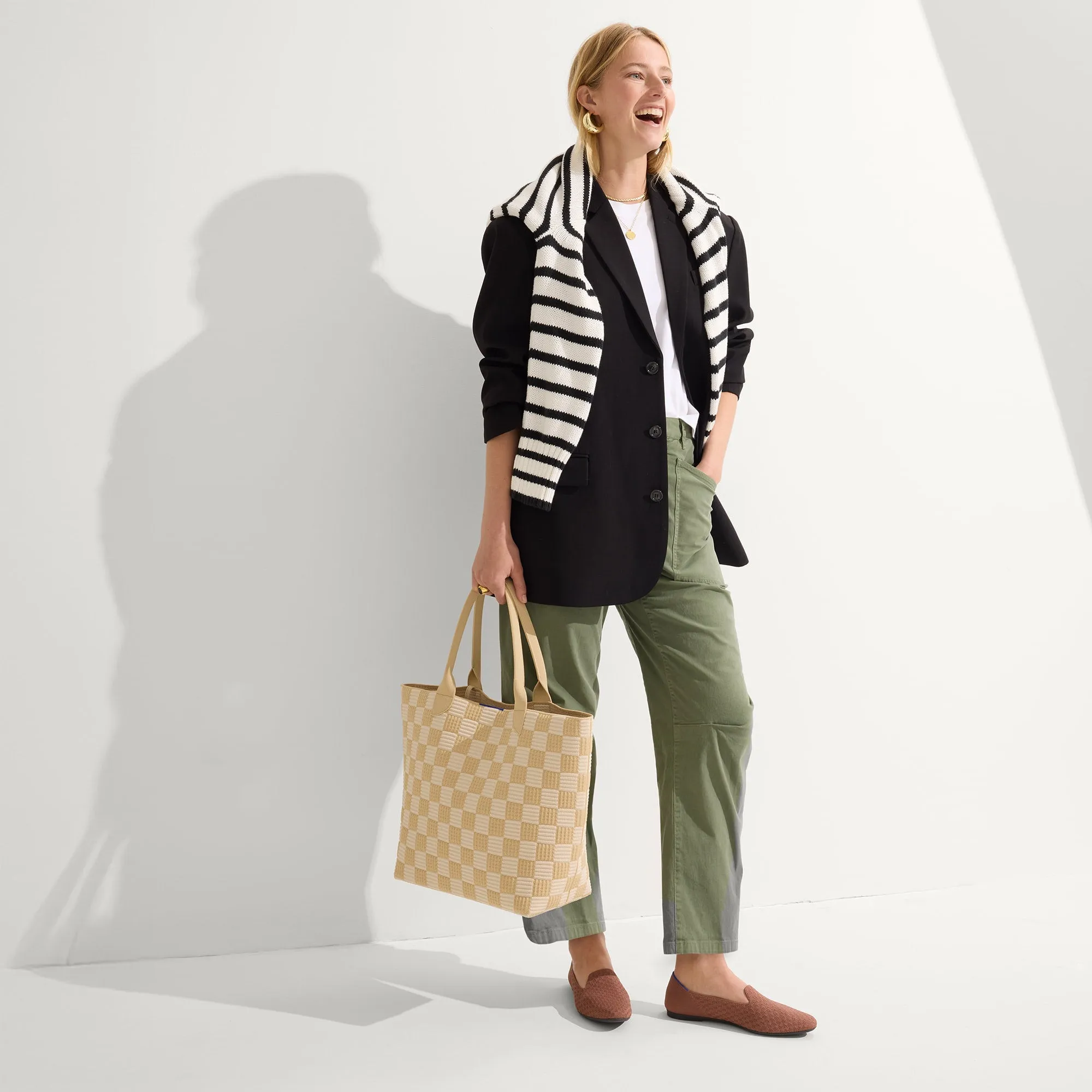 The Almond Loafer - Hazel Basketweave