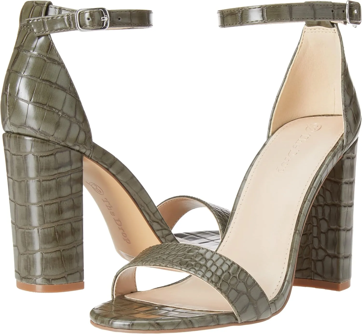 The Drop Women's Rebecca Strappy High Block-Heel Sandal Heeled