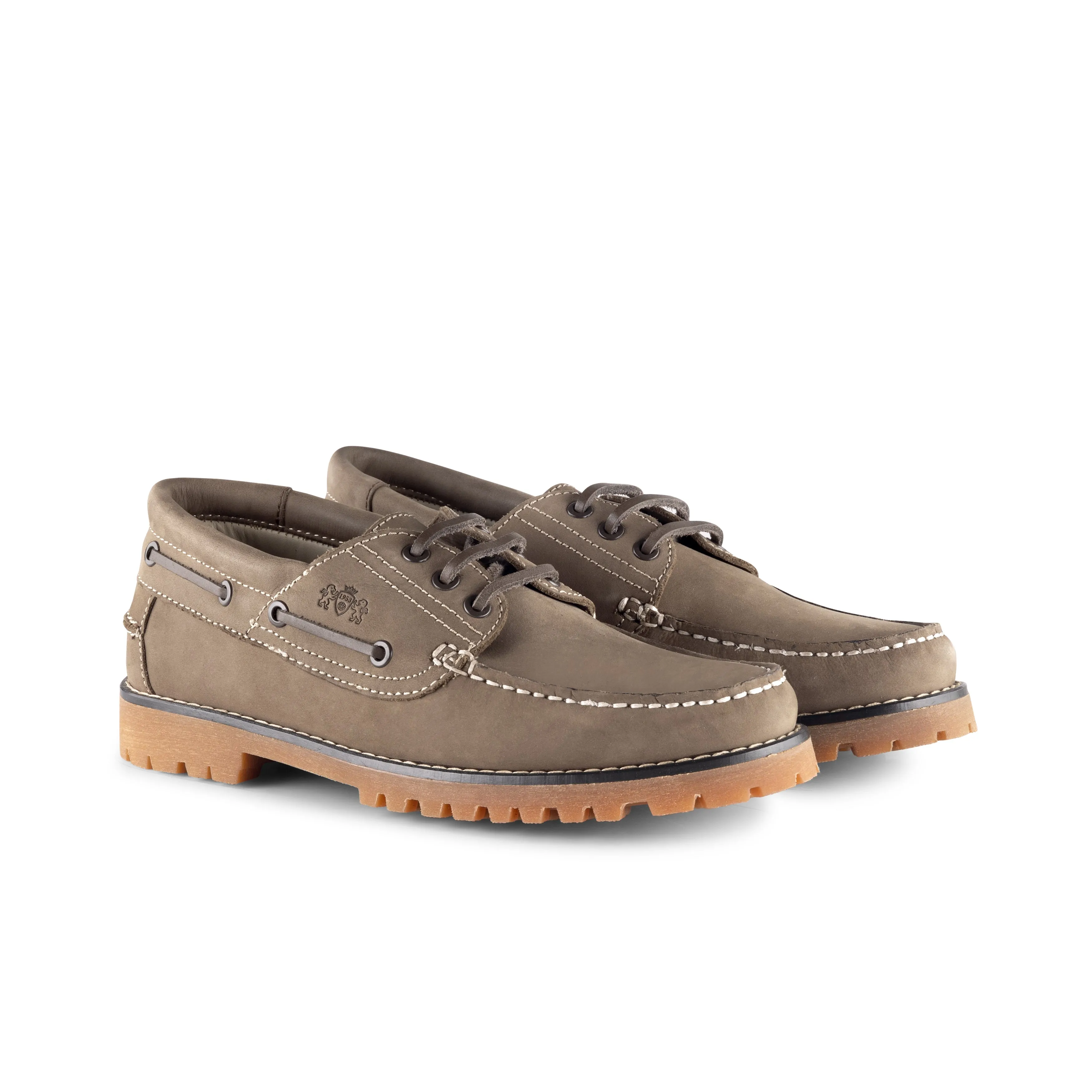 Timber Men's Boat Shoes - TAUPE