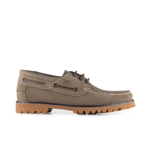 Timber Men's Boat Shoes - TAUPE