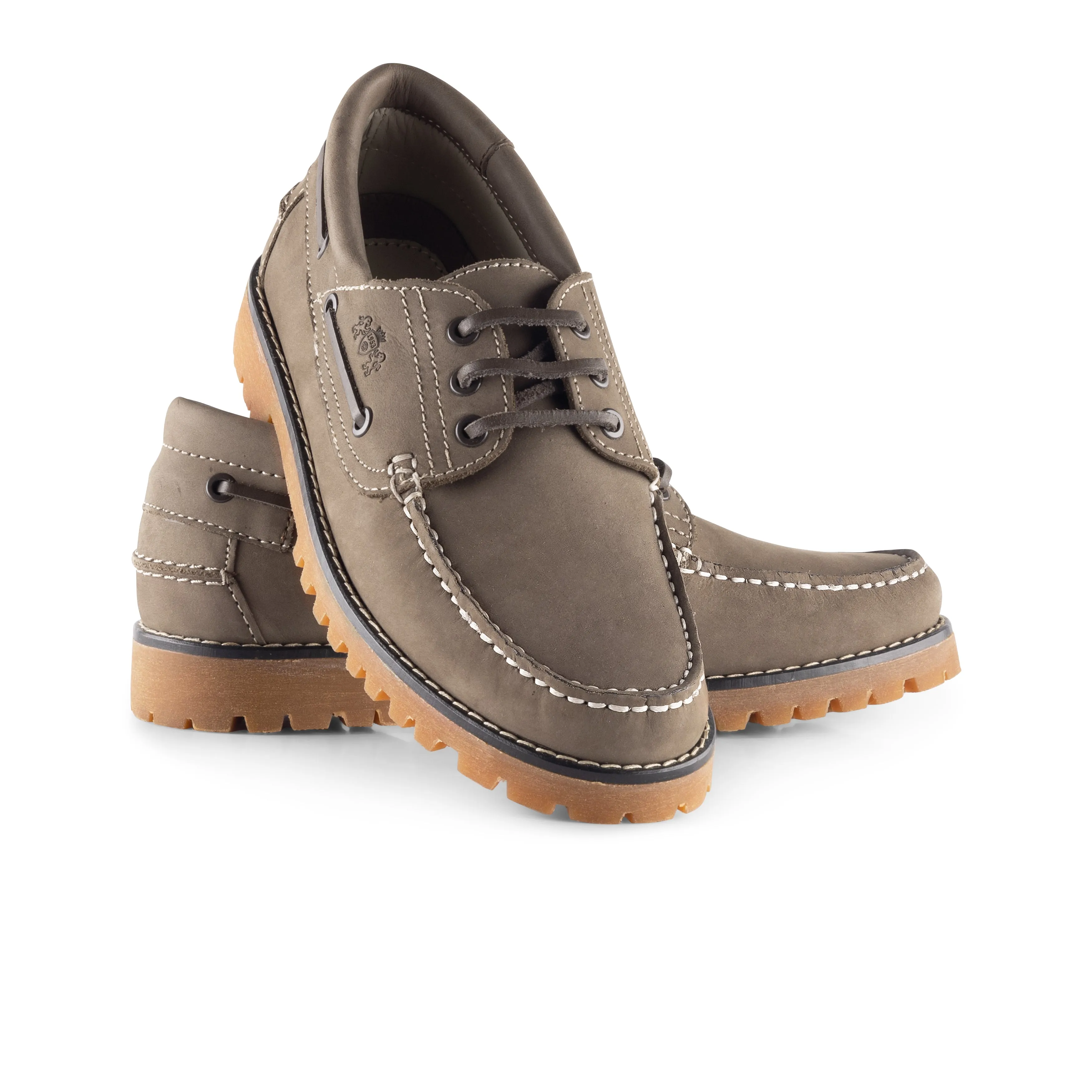 Timber Men's Boat Shoes - TAUPE