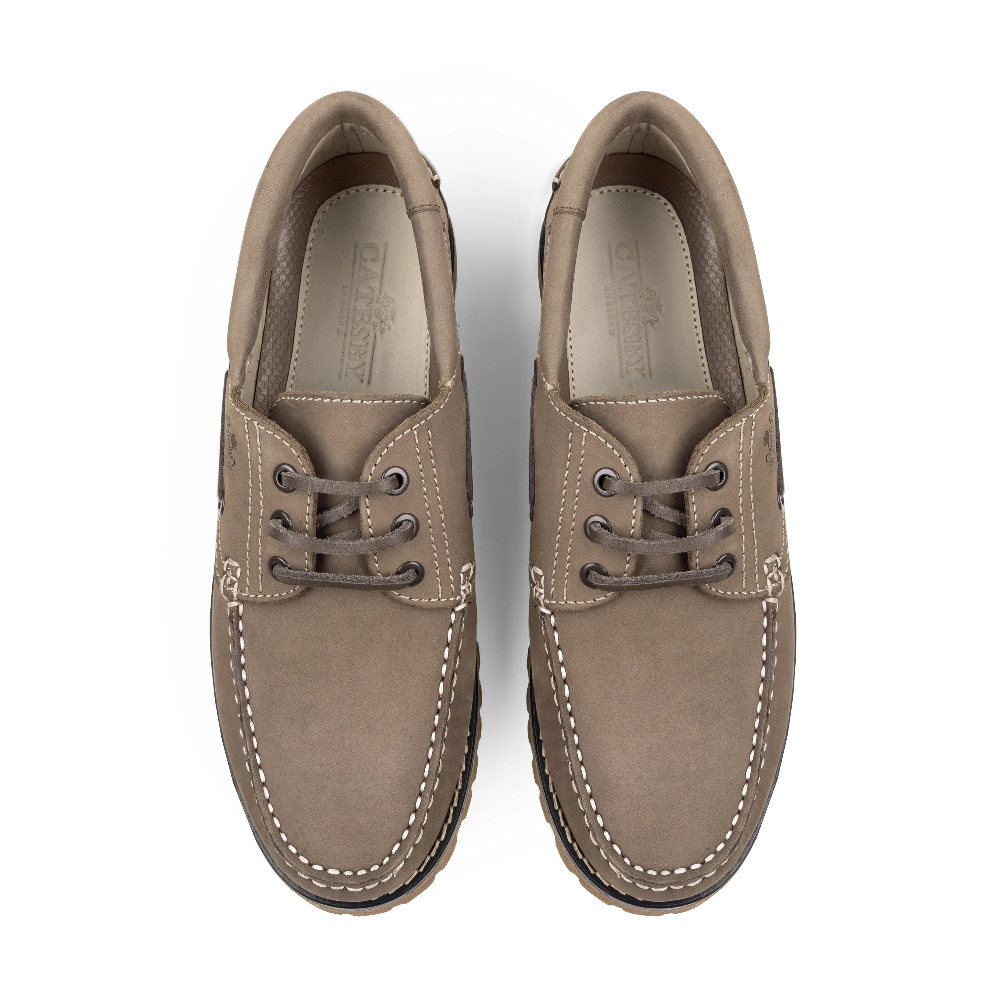 Timber Men's Boat Shoes - TAUPE