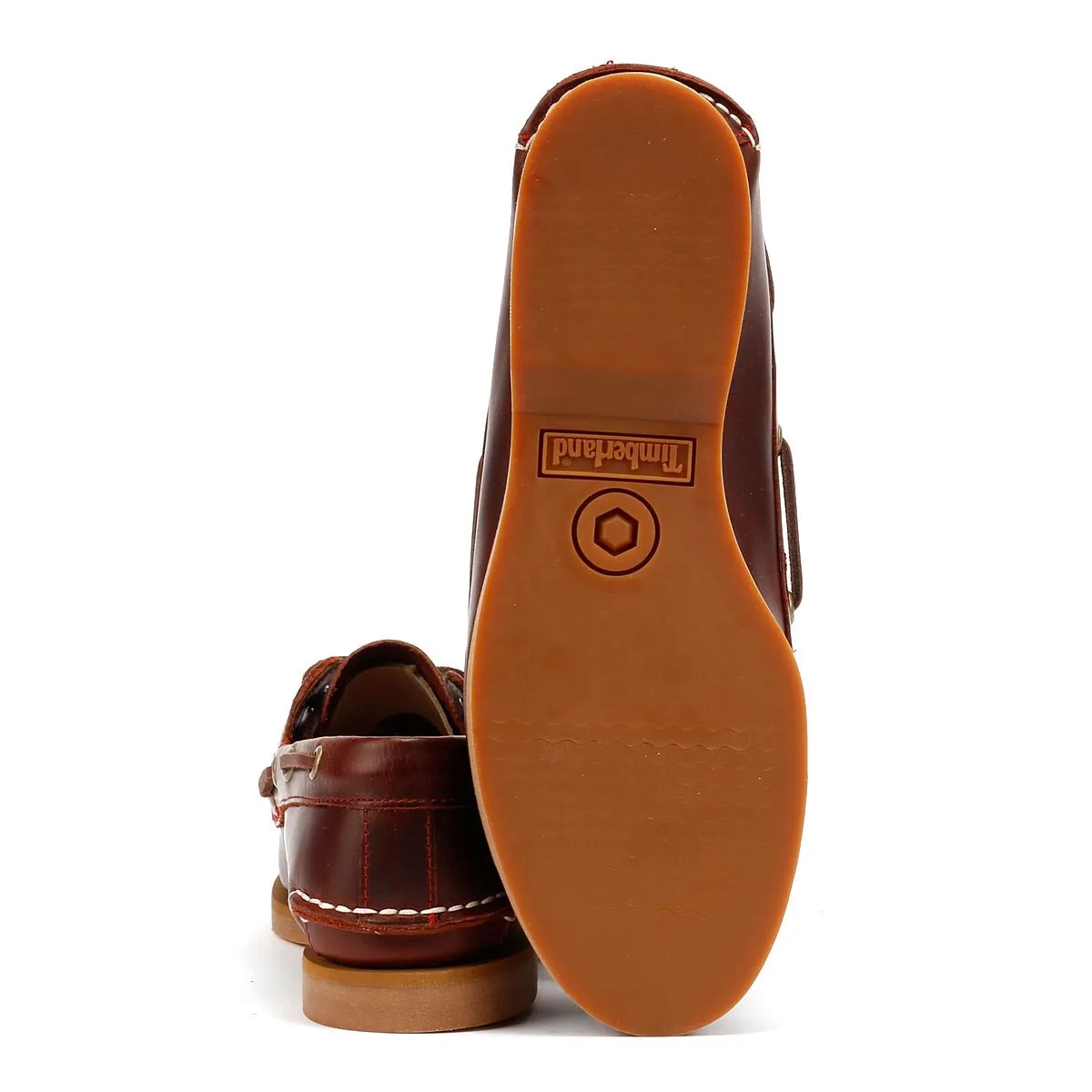 Timberland Classic 2 Eye Leather Women's Burgundy Boat Shoes
