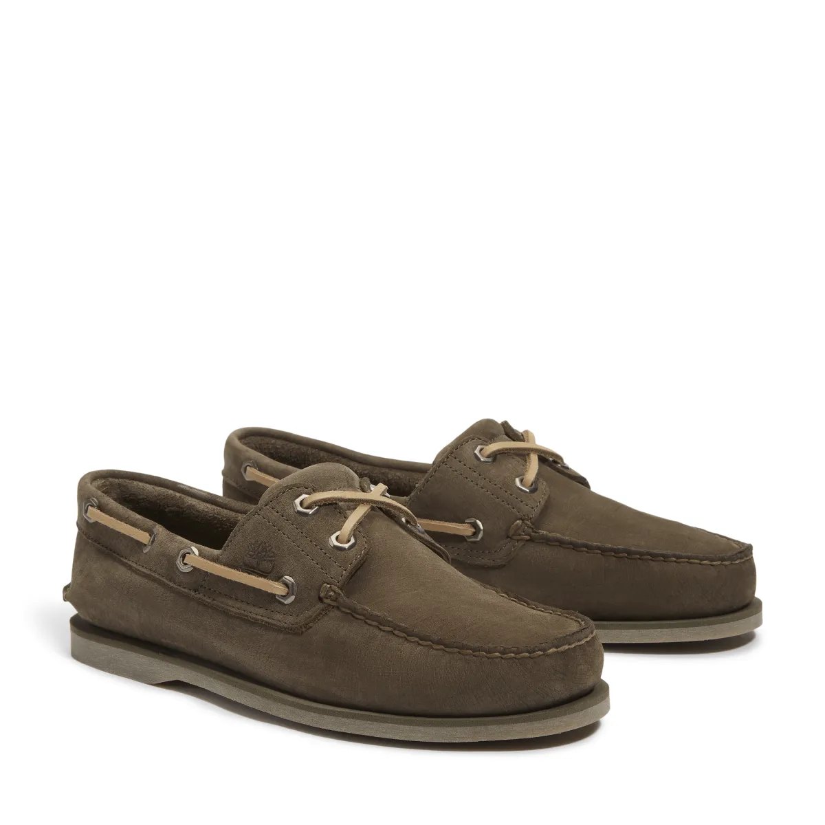 Timberland CLASSIC BOAT SHOE OLIVE NUBUCK Loafers