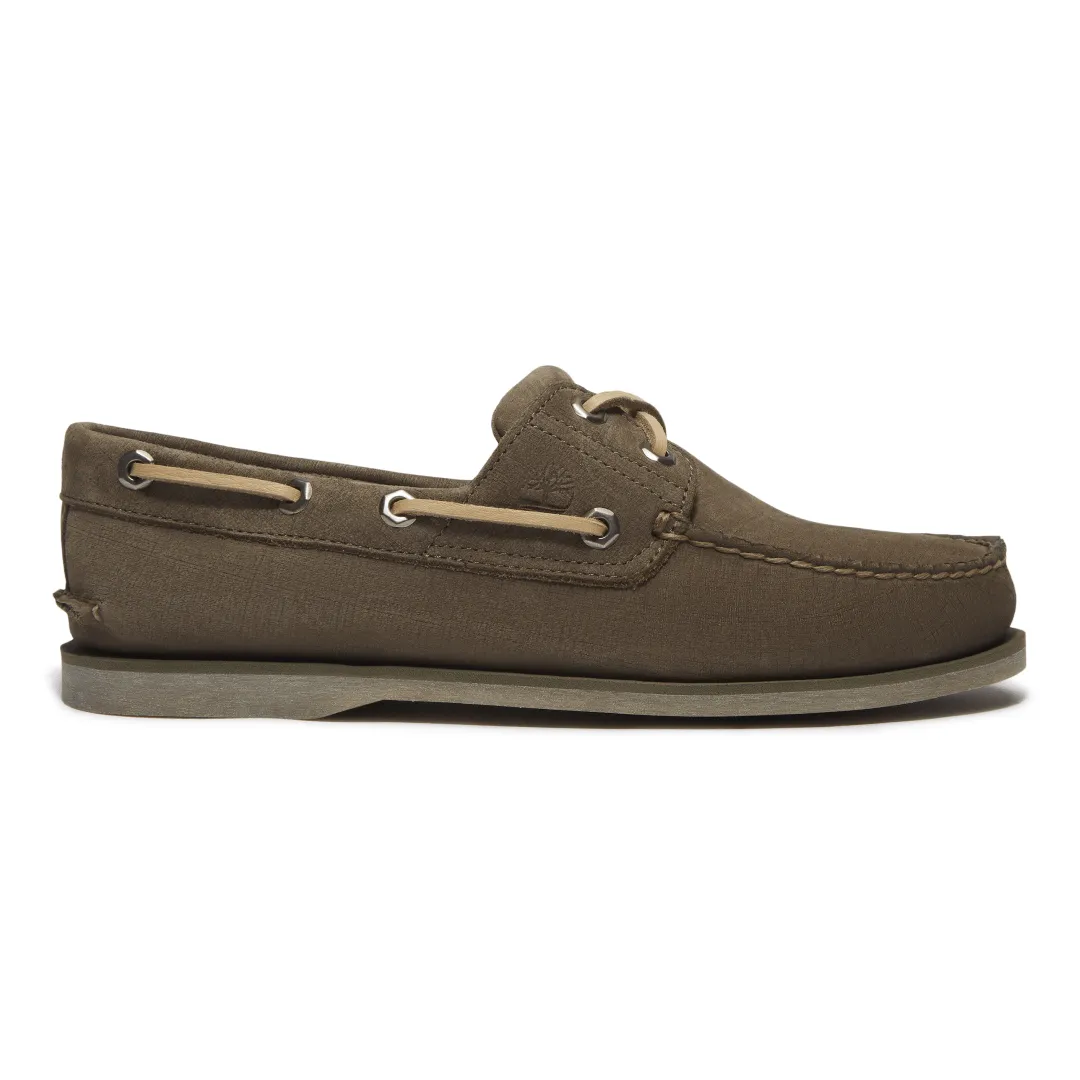 Timberland CLASSIC BOAT SHOE OLIVE NUBUCK Loafers