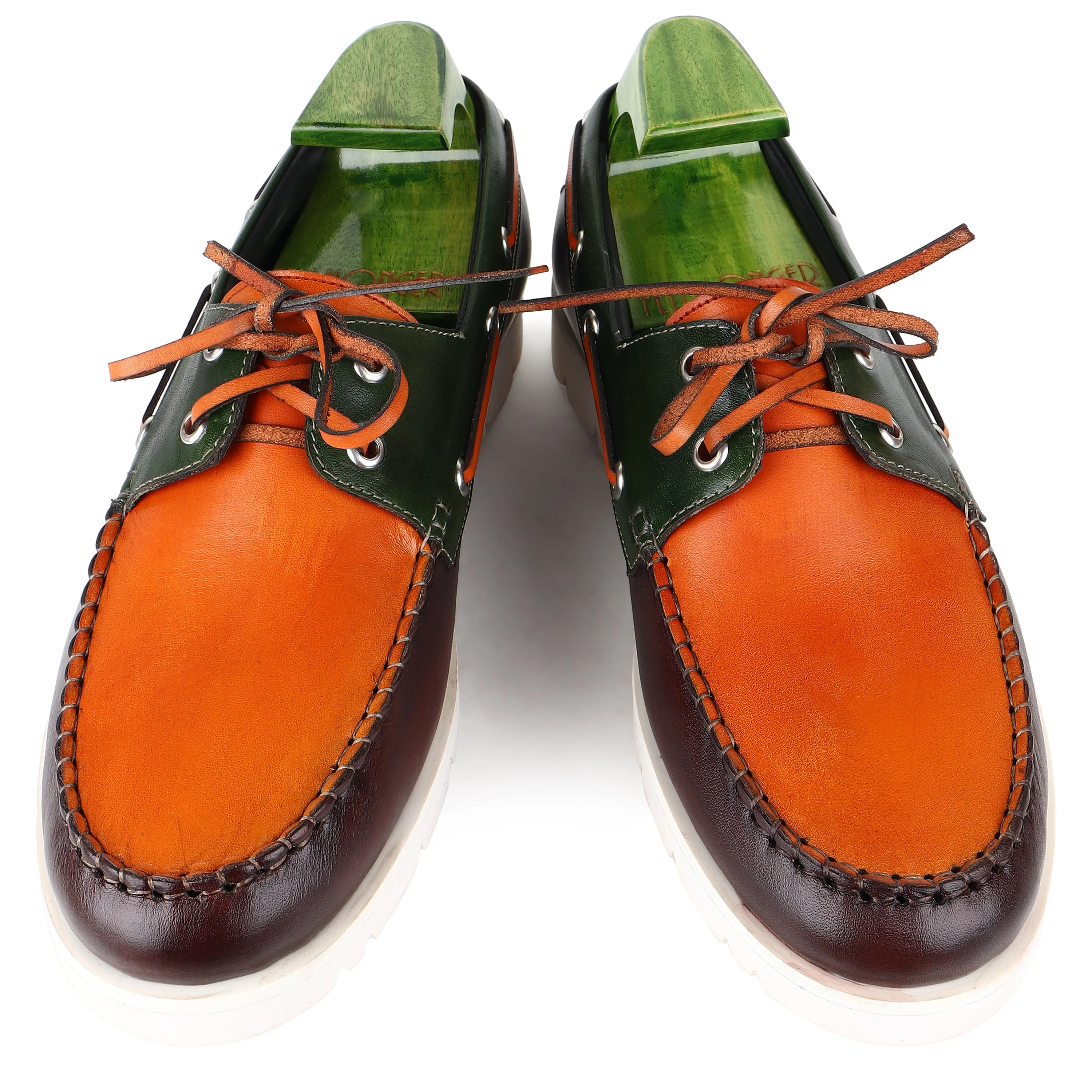 Triple Tone Mirror Glossed Extralight Boat Shoe