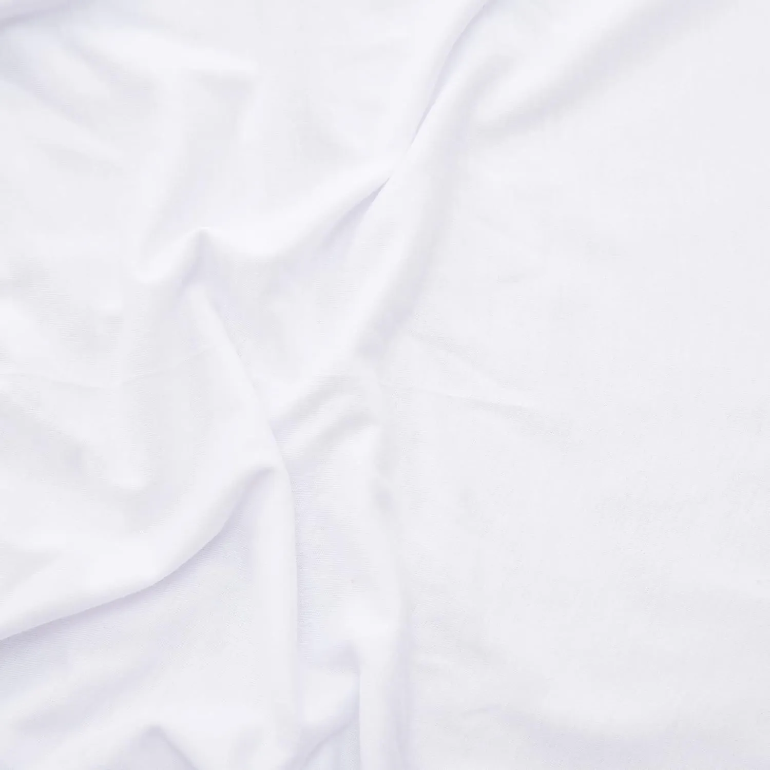 Twin Flat Sheet only Pack of 6 Bulk (66 x 108 Inches) White Polycotton T-200 Percale Weave - Top Bed Sheet for Home Bedding, Hospital, Massage Table Hotel, Easy Care, Soft Feel