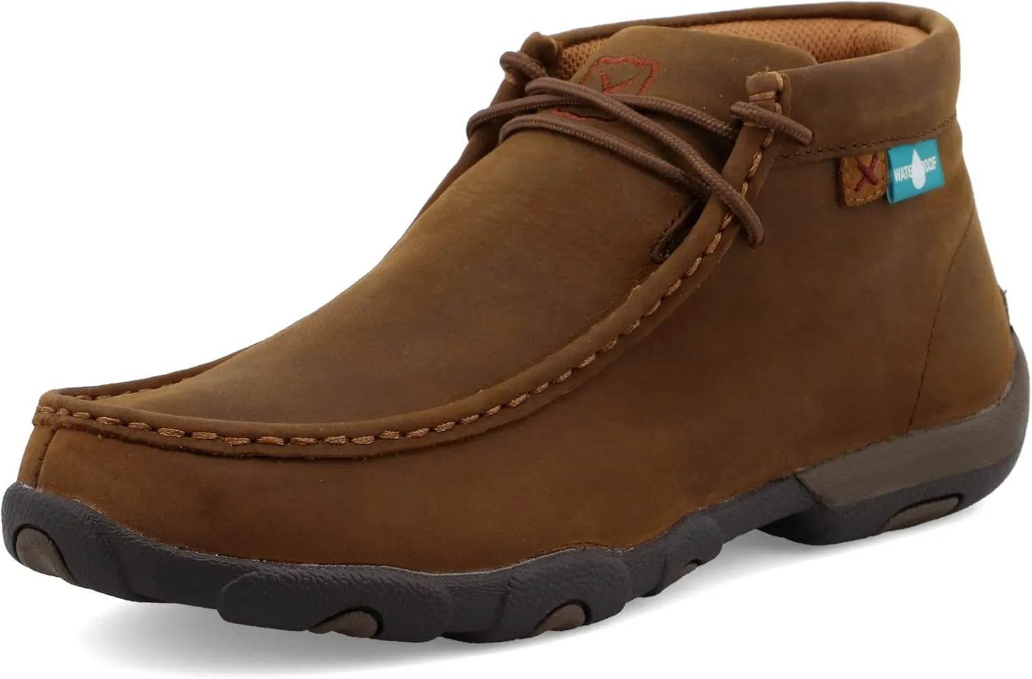 Twisted X Women's Boat Shoe Driving Moc, Moc Toe