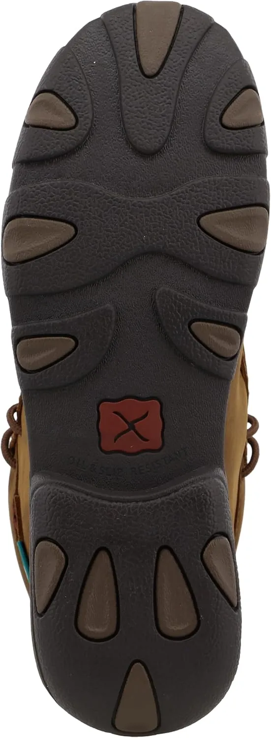 Twisted X Women's Boat Shoe Driving Moc, Moc Toe
