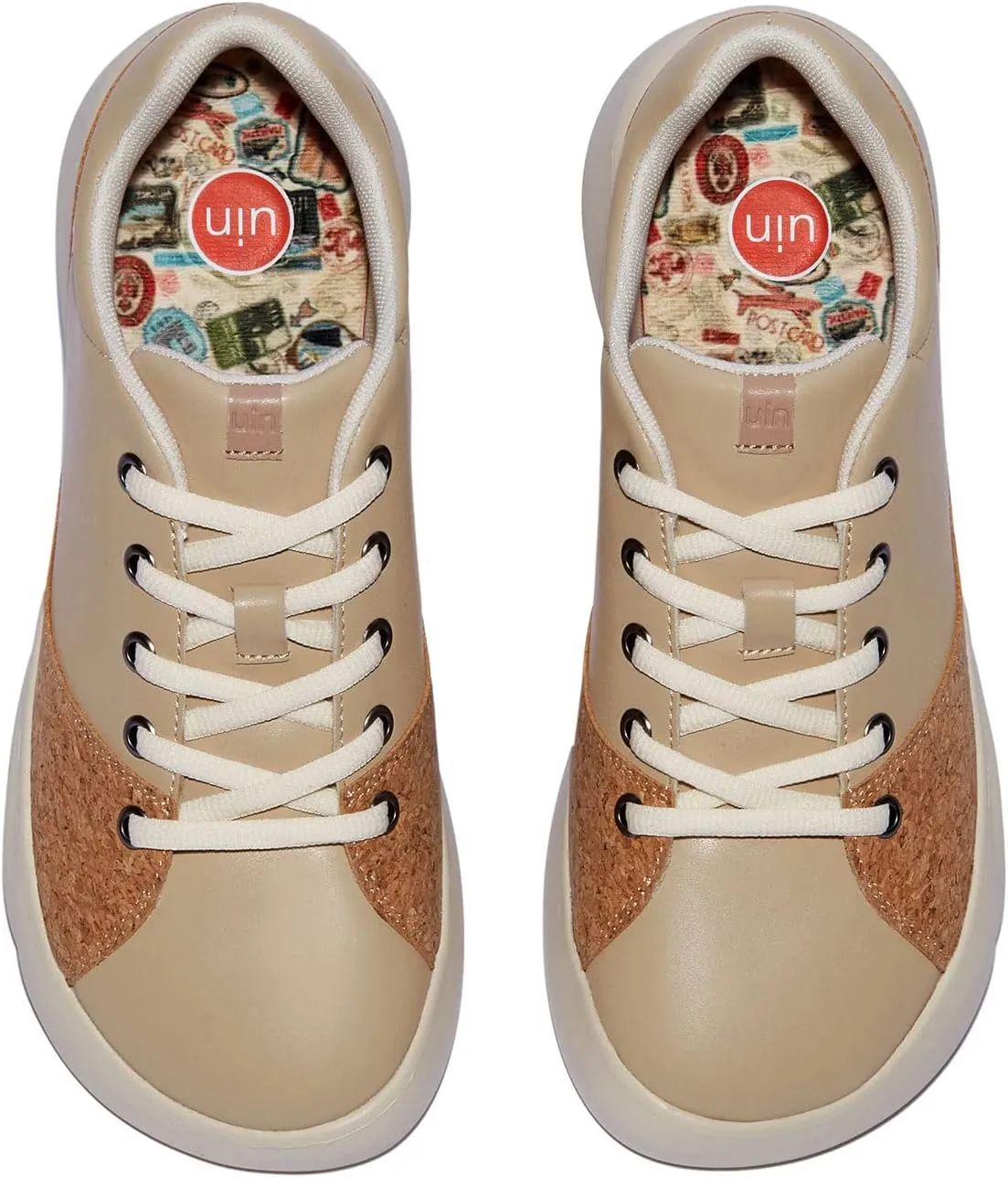 UIN Women's Walking Travel Shoes Casual Lightweight Art Painted Fashion Sneaker Denia Series