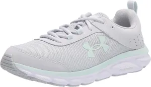 Under Armour Women's Charged Assert 8 Running Shoe, Gray, 8.5 M US