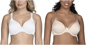 Vanity Fair Women's Illumination Full Figure Zoned-in Support Bra, Lightly Lined Cups Up to DD