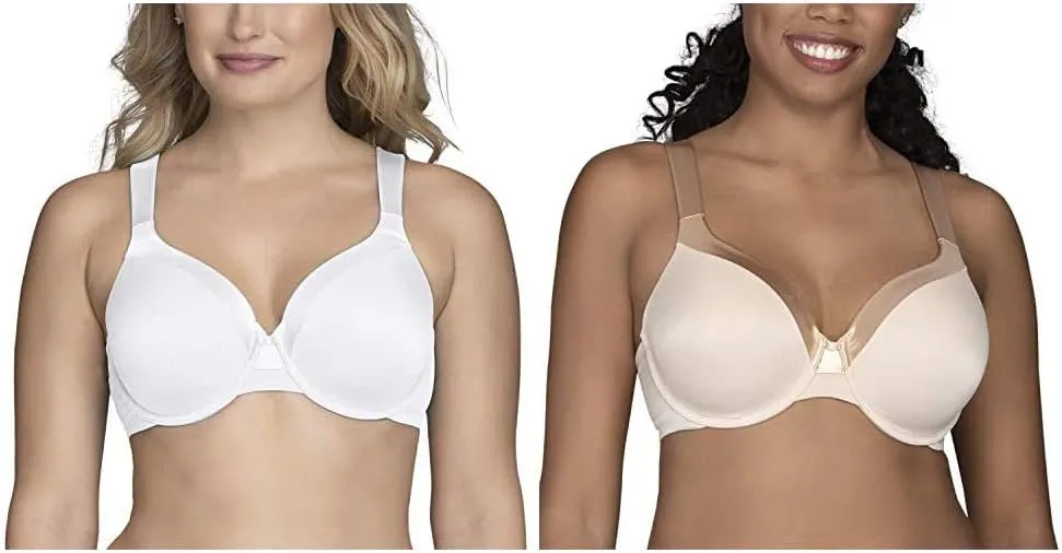 Vanity Fair Women's Illumination Full Figure Zoned-in Support Bra, Lightly Lined Cups Up to DD