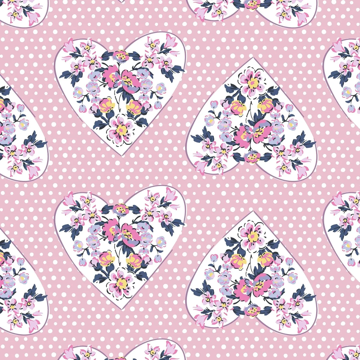 Vera Bradley Novelty Cosmetic Makeup Organizer Bag, Mon Amour Soft Blush