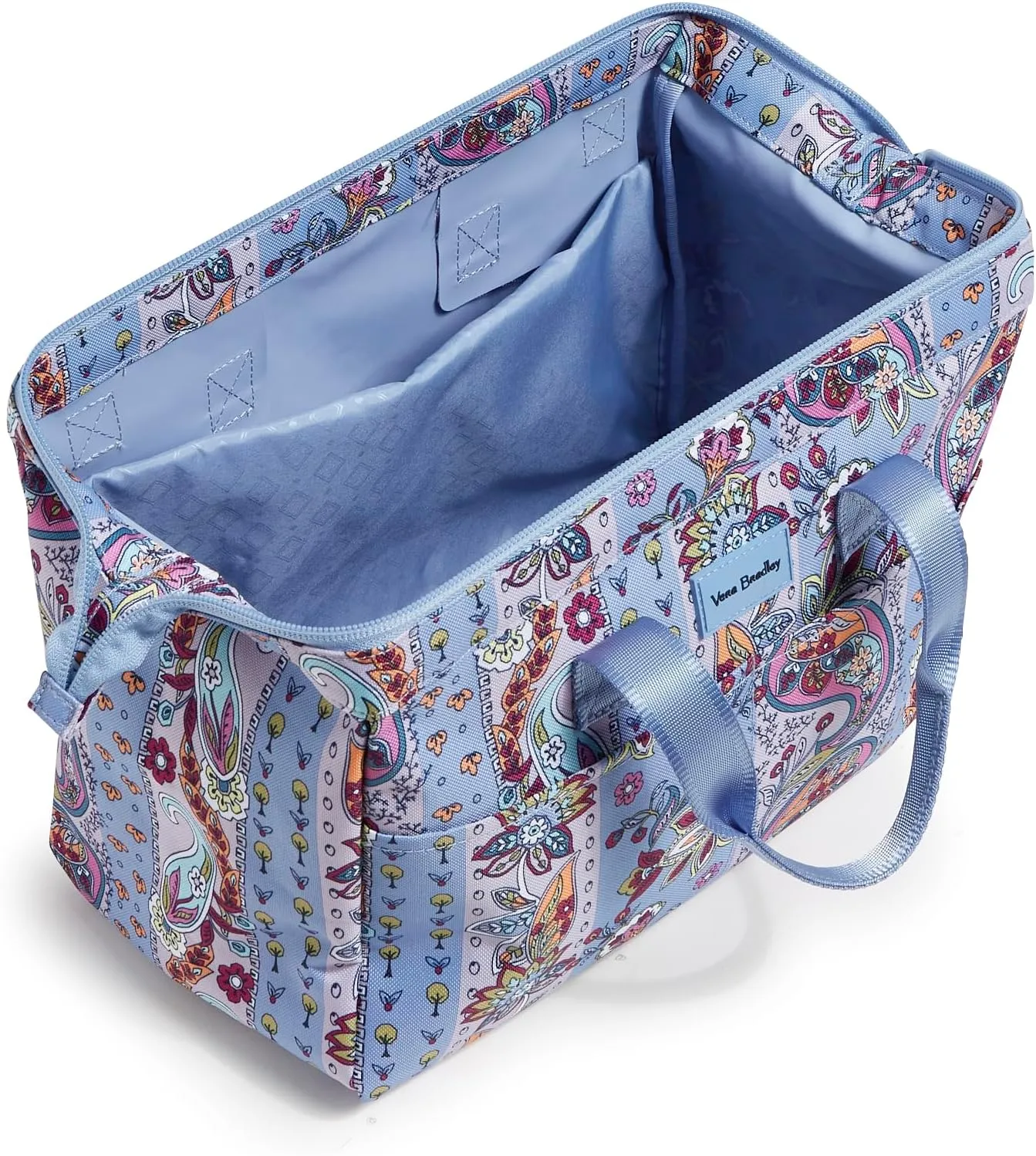 Vera Bradley Recycled Lighten Up Reactive Bag Organizer, Provence Paisley Stripes