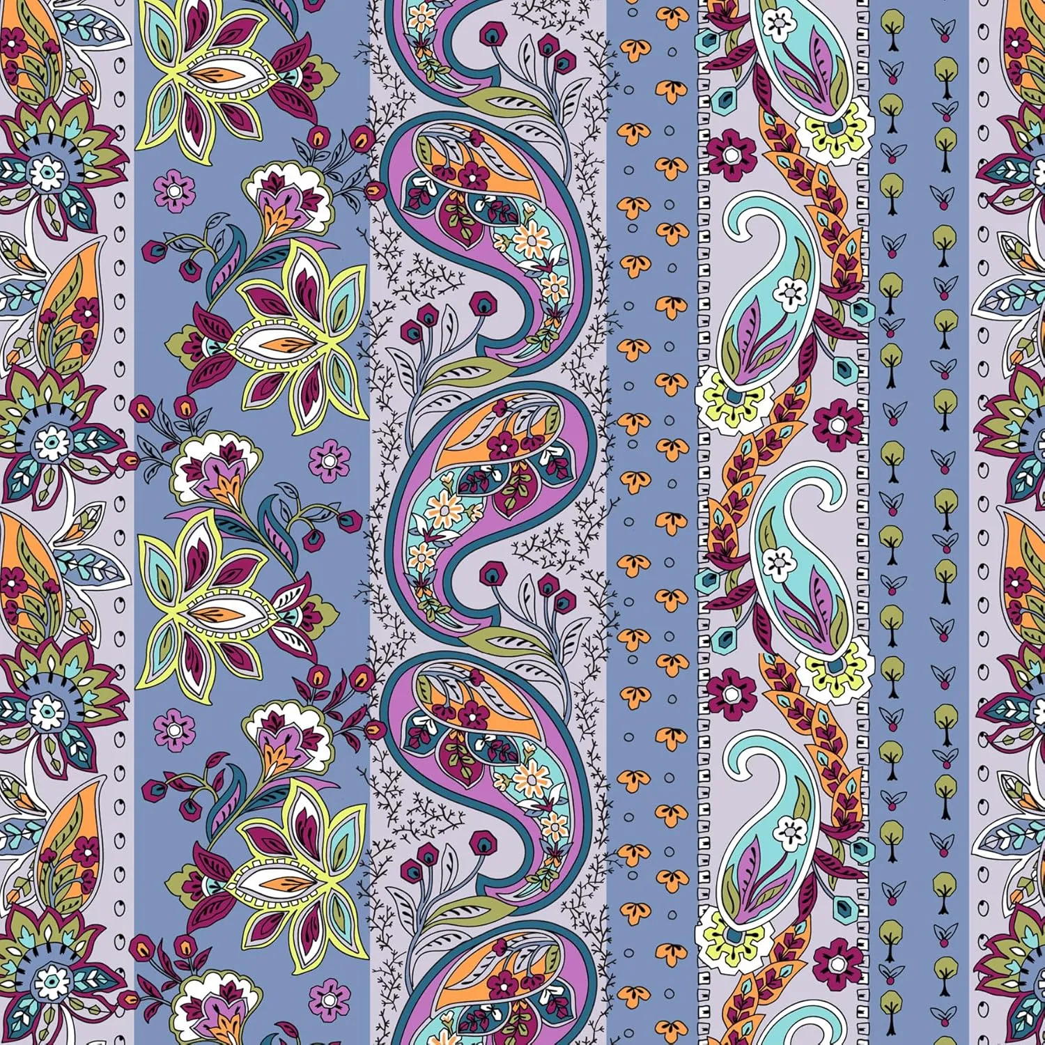 Vera Bradley Recycled Lighten Up Reactive Bag Organizer, Provence Paisley Stripes