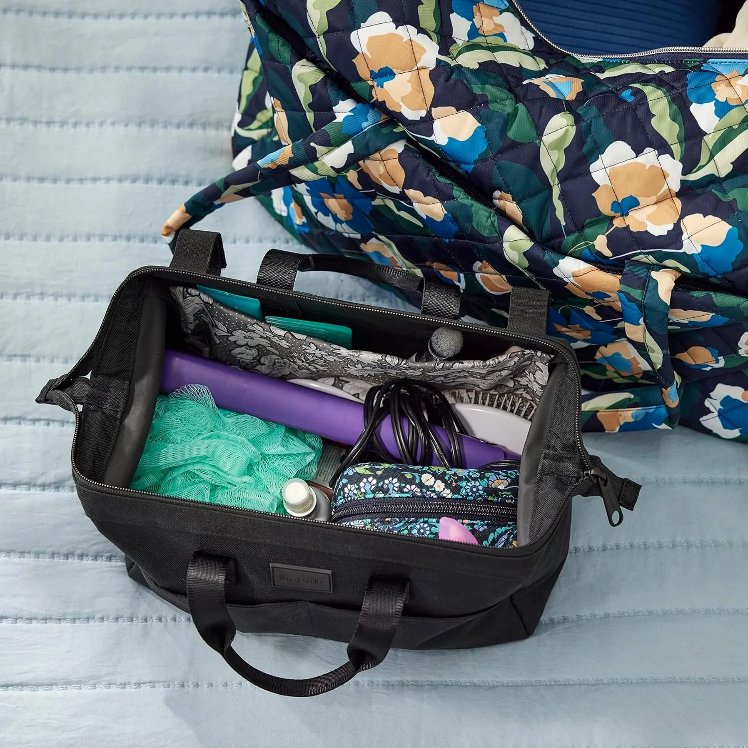Vera Bradley Recycled Lighten Up Reactive Bag Organizer, Provence Paisley Stripes