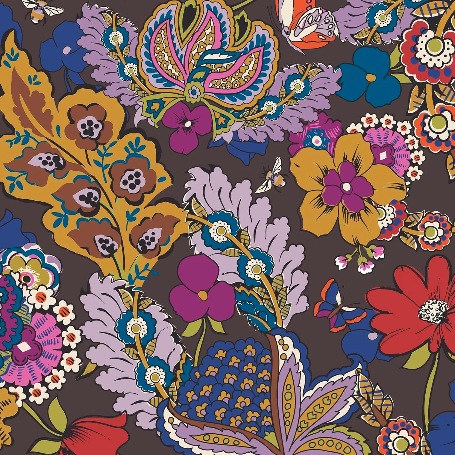 Vera Bradley Women's Cotton Large Cosmetic