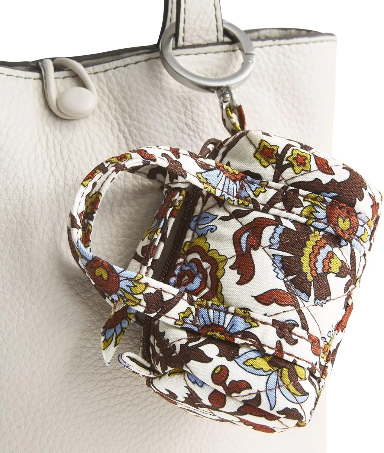 Vera Bradley Women's Premium Cotton Original Duffel Bag Charm