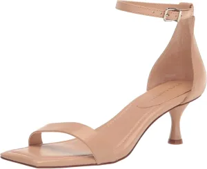 Vince Camuto Women's Vinkely Heeled Sandal, Biscuit, 6.5