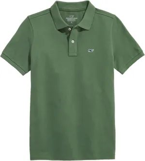vineyard vines Boys' Heritage Pique Polo