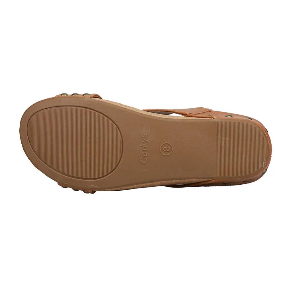 Volta II Studded Slingback Wedge Sandals