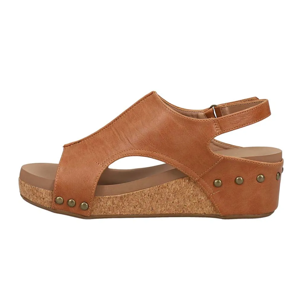 Volta II Studded Slingback Wedge Sandals