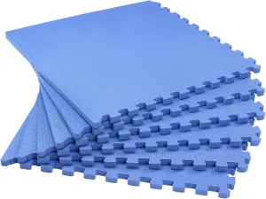 We Sell Mats 3/4 Inch Thick Multipurpose EVA Foam Floor Tiles, Interlocking Floor Mat for Indoor Gym and Home Use