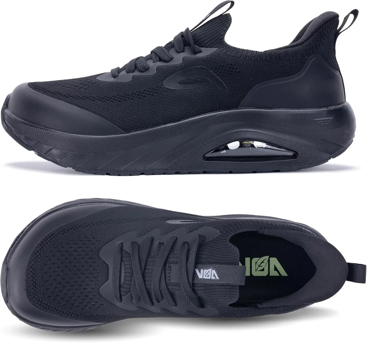 Wide Toe Box Arch Support Walking Shoes for Men | Orthotic Plantar Fasciitis Tennis Sneakers | Slip On Athletic Running Shoes