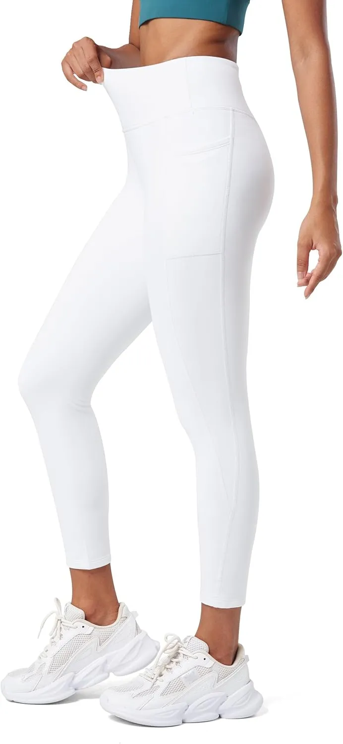 Willit Women's Fleece Lined Leggings High Waisted Winter Thermal Yoga Running Pants with Pockets